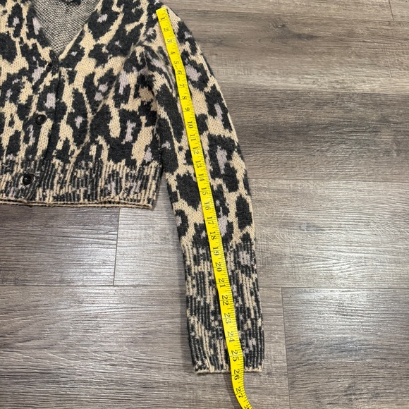 All Saints  wick Anita Textured Knit Sweater - Black and Tan - Picture 10 of 10